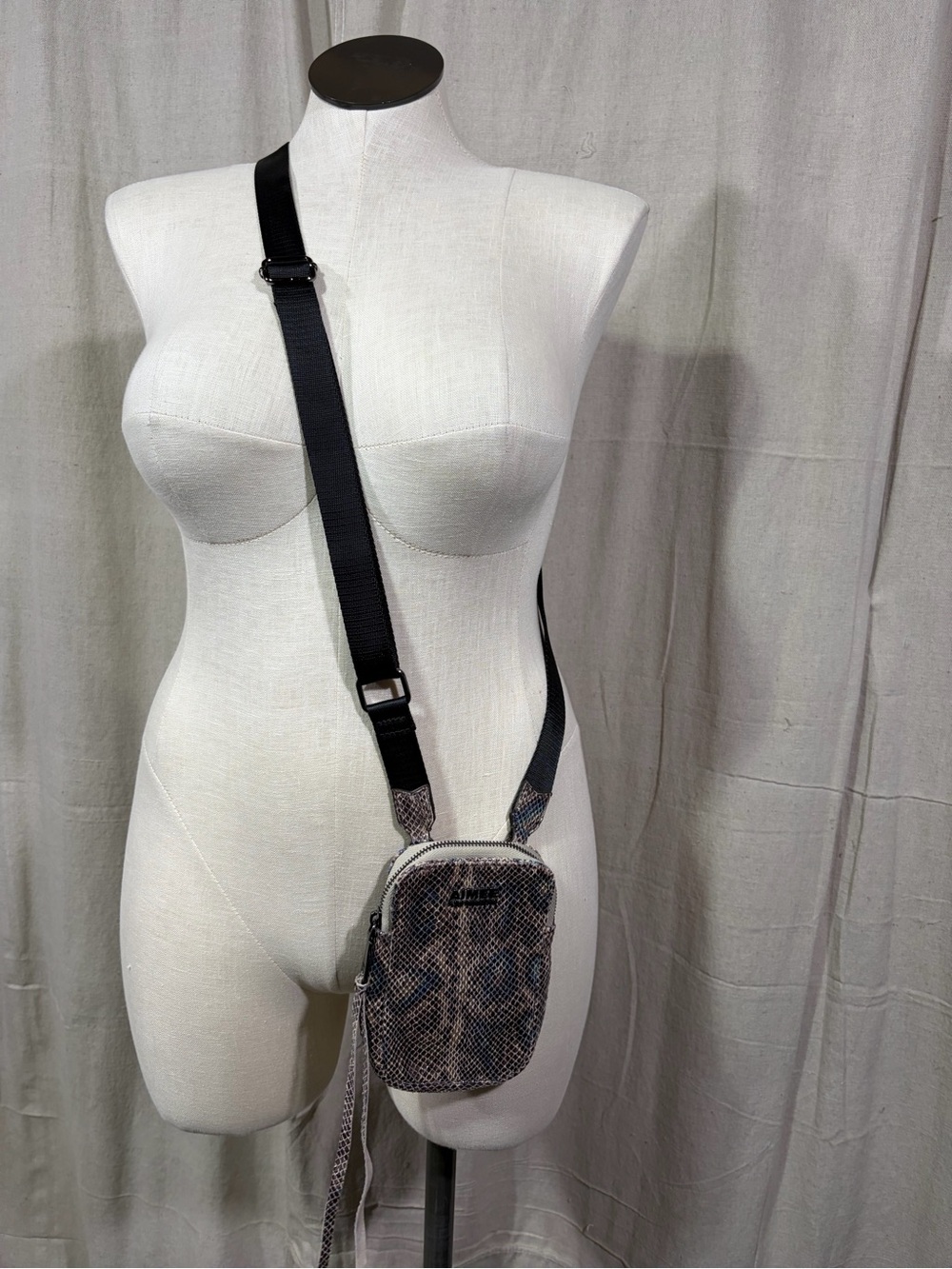 Aimee Kestenberg Just Saying Stadium Snake Print Crossbody Purse
